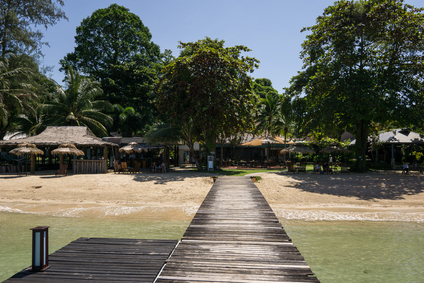 Pier im Norden von Koh Mak