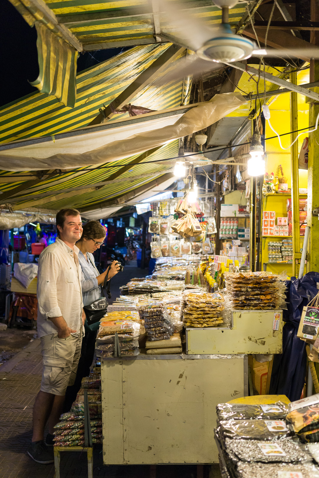 Ma und Mark am Markt