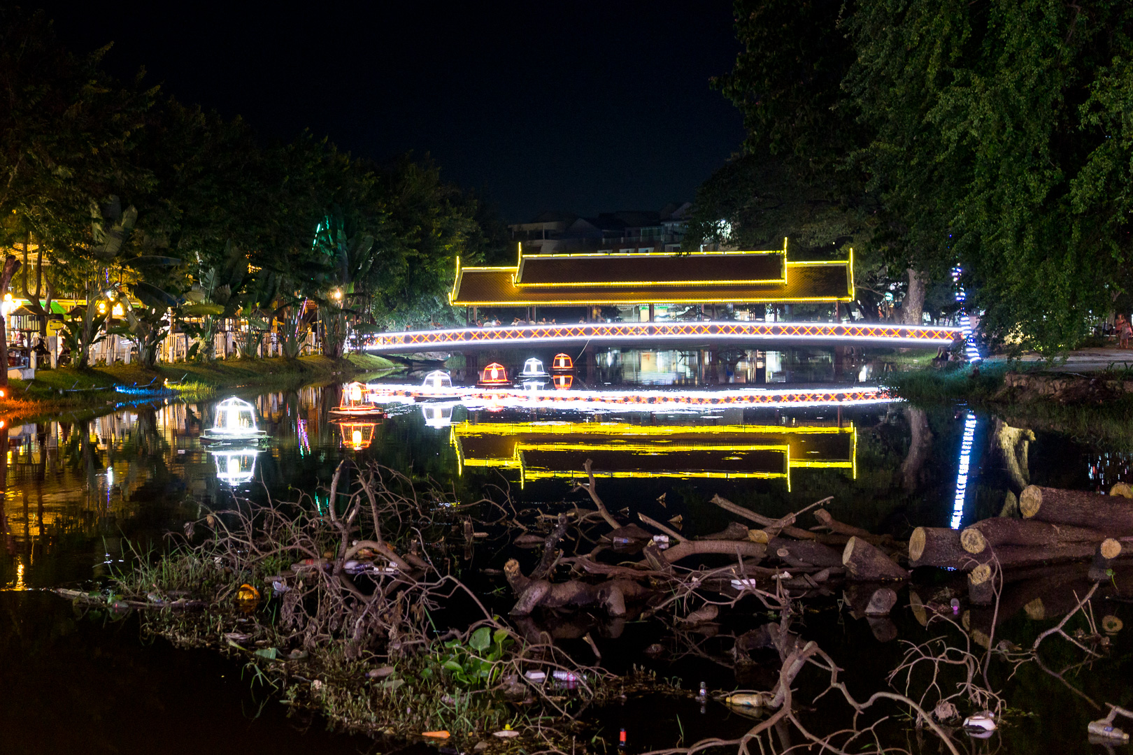 Flussfestival Aufbau