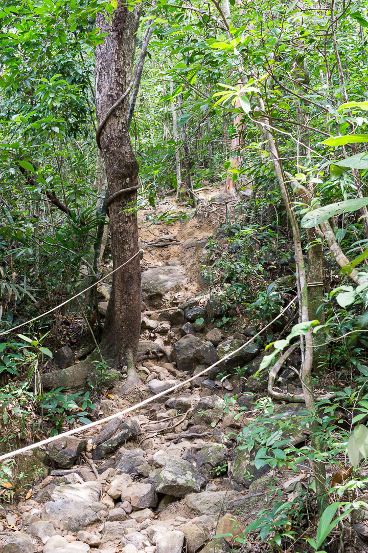 Der Beginn des ersten Anstiegs