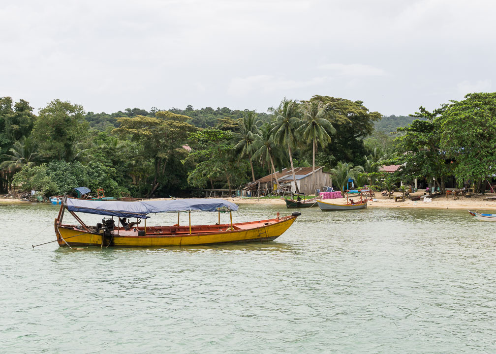 Dorf im Norden von Samloem