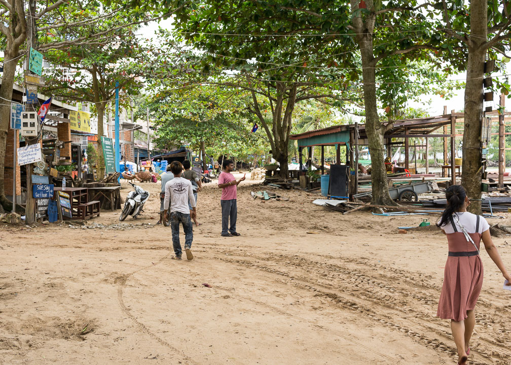Dorf im Norden von Samloem