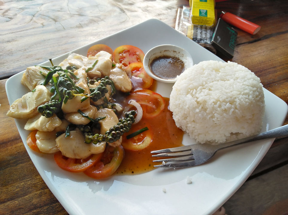 Fried Fish with Kampot Pepper