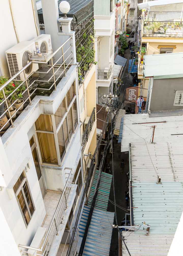 Seitengassen von oben