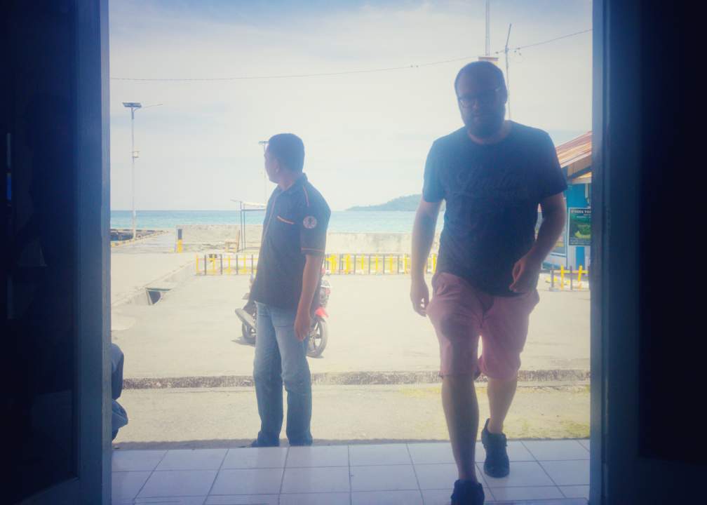 Jetzt aber schnell zum Pier