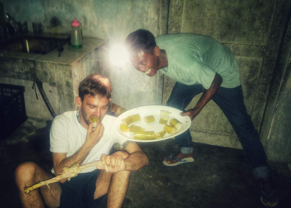 River mit Hinterlauf