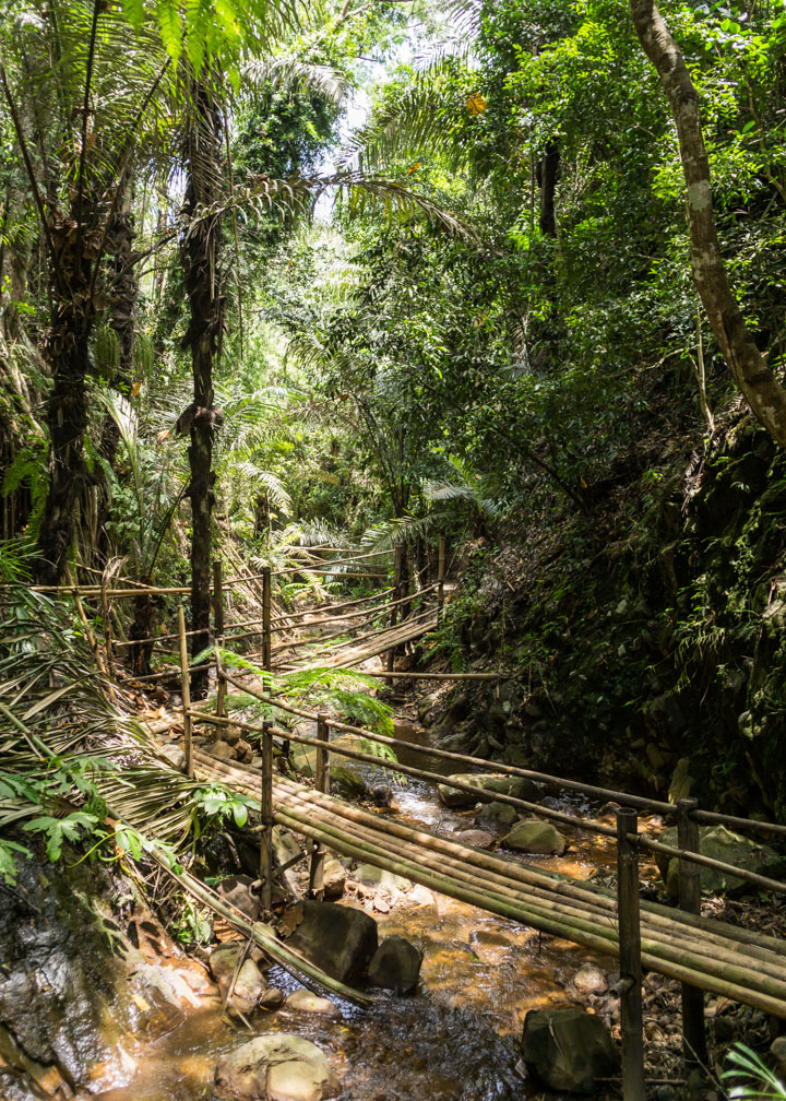 Wasserfälle in Moni