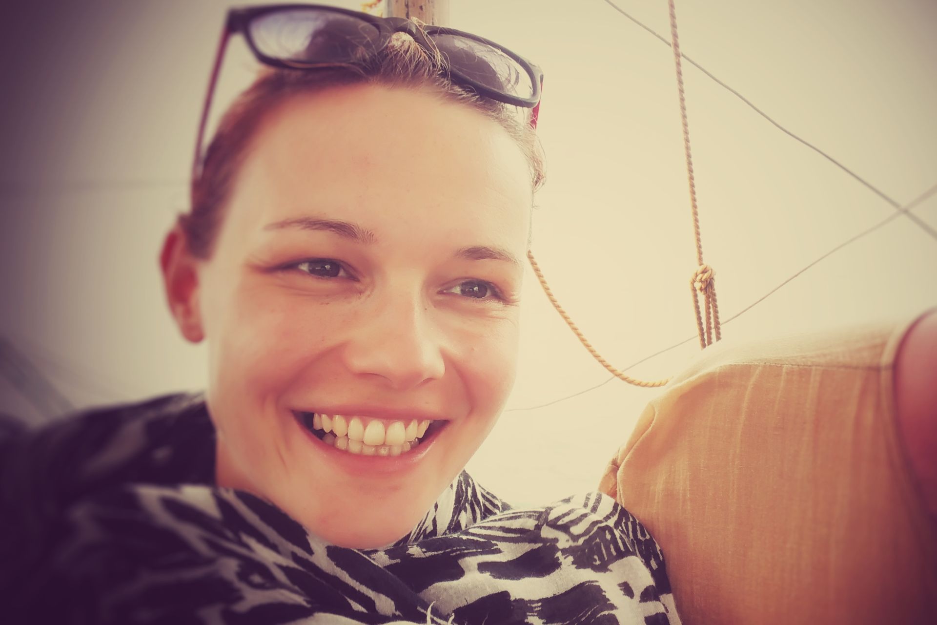 Doris noch guter Dinge