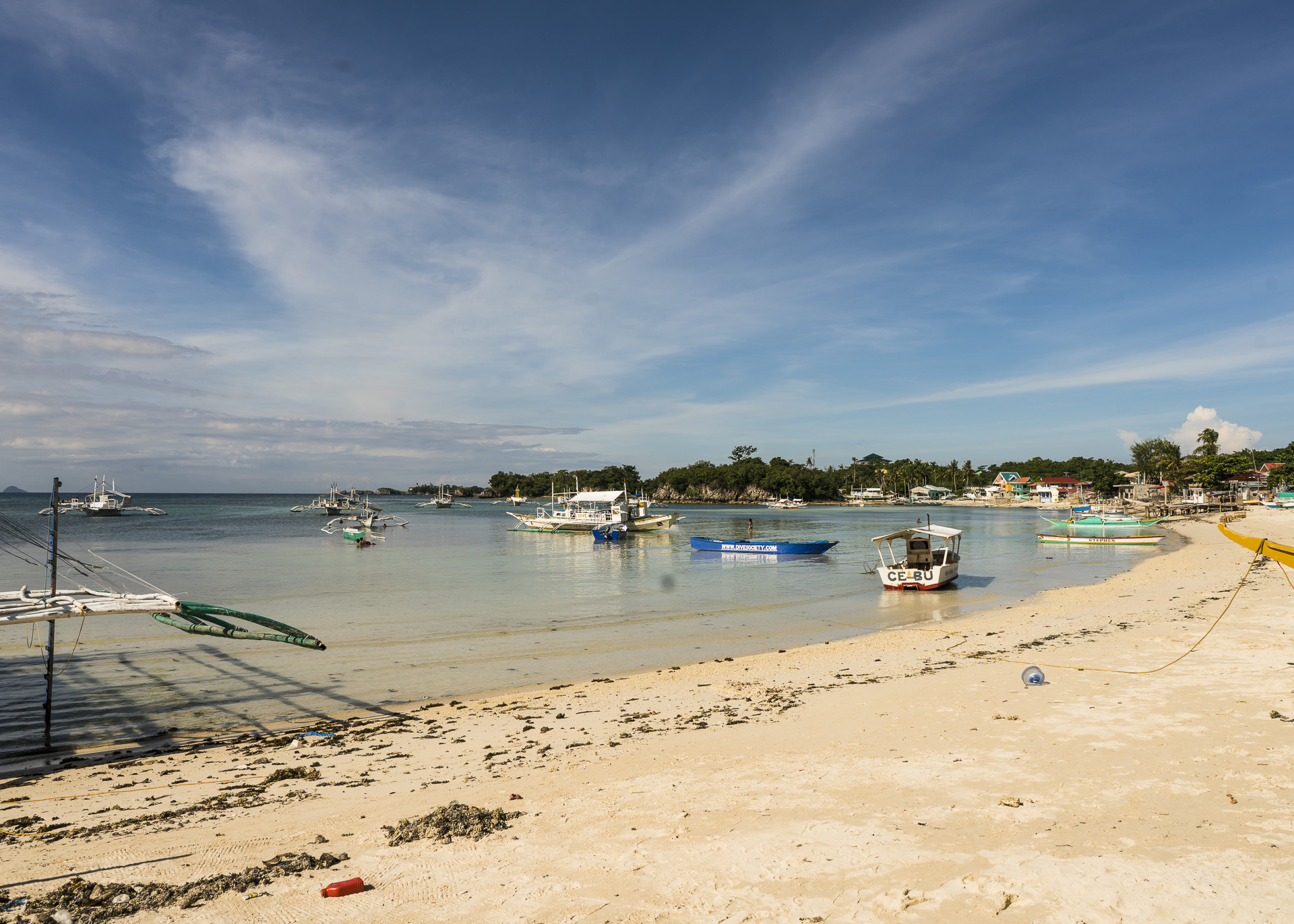 Der Strand vor unseren Huts