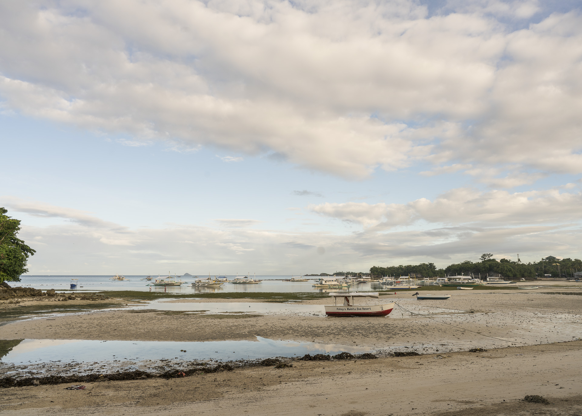 Unser Strand bei Ebbe